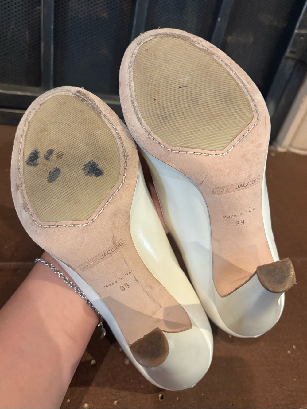 Marc Jacob’s White Peep-toe Heels - Picture 8 of 8